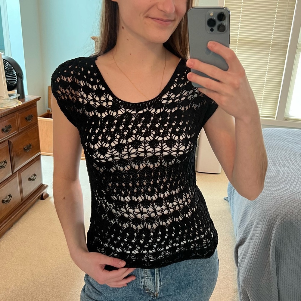 Y2K knit top